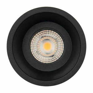 Infälld armatur Max Light Bellatrix H0114 svart 9W 3000K IP54 8,5 cm small 2