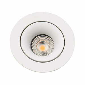 Infälld armatur Max Light Bellatrix H0117 vit lutande 9W 3000K Ø10,5 cm small 2