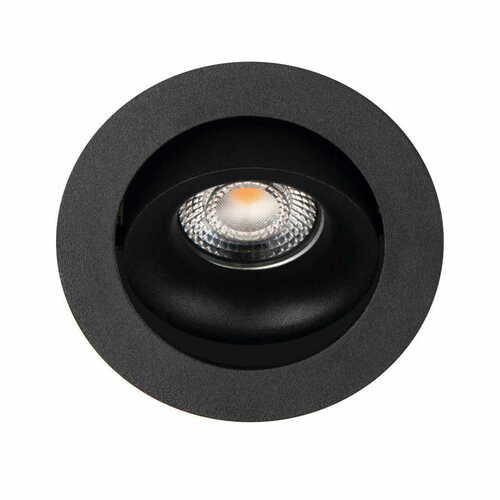 Kontrollera Infälld armatur Max Light Bellatrix H0118 svart 9W 3000K Ø10,5 cm