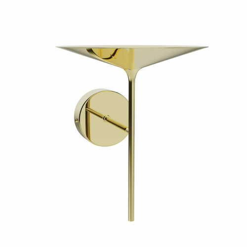 Kontrollera Vägglampa Max Light Hana W0304 guld LED 17,5 cm