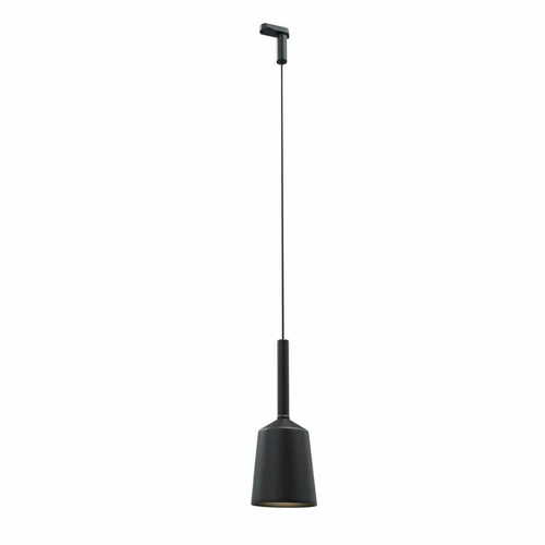 Kontrollera Max Light Tulipe S0018 svart pendel för 3-fasskena E27 35 W 14,7 cm