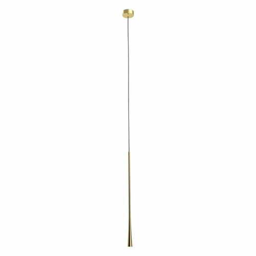 Kontrollera Pendant Light Max Light Coffee P0485 Gold Metal 160 cm LED 7W
