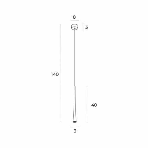 Kontrollera Pendellampa Max Light COFFEE P0484 guld 140 cm LED 7W