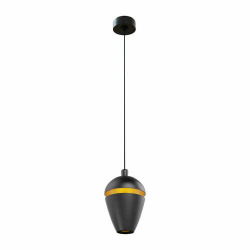 Kontrollera Pendant Light Max Light Cometshine P0471 Black Gold LED 8W 3000K