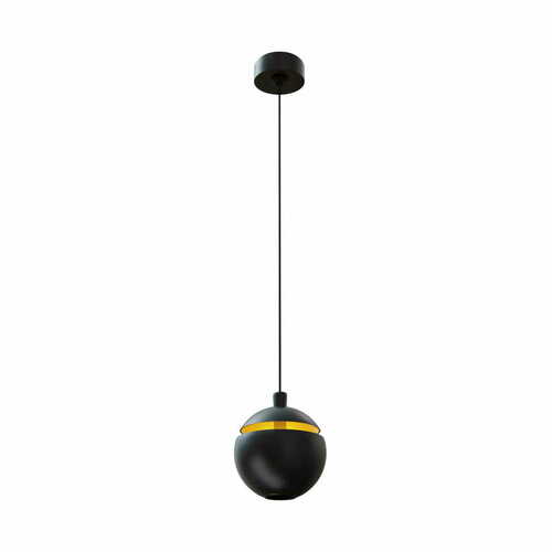 Kontrollera Pendant Light Max Light Cometshine P0472 Black Gold 9.5 cm LED 8W