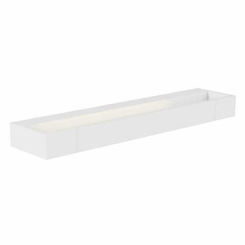 Kontrollera Max Light FLINK W0306 LED-vägglampa, vit, 45 cm, 12 W 3000 K IP44, vinkelbar LED-list