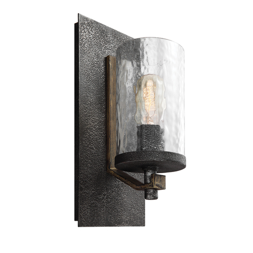 Kontrollera Quintiesse Angelo QN-ANGELO1 vägglampa, 1×E27, grå metall och väderbiten eklook