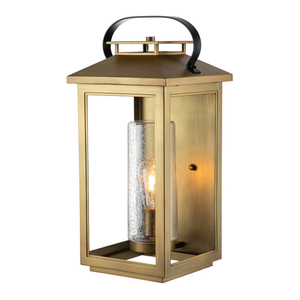 Stor vägglampa Atwater - 1 ljuskälla - Lila mässing Quintiesse small 0