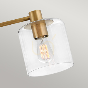 Quintiesse Axel taklampa, 7 × E27, antik mässing small 4