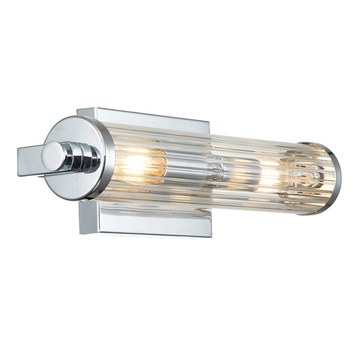 Kontrollera Azores vägglampa - 2 ljuskällor - Polerad krom Quintiesse