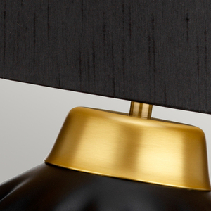Bexley bordslampa - 1 ljuskälla - Svart/borstad mässing Quintiesse small 2