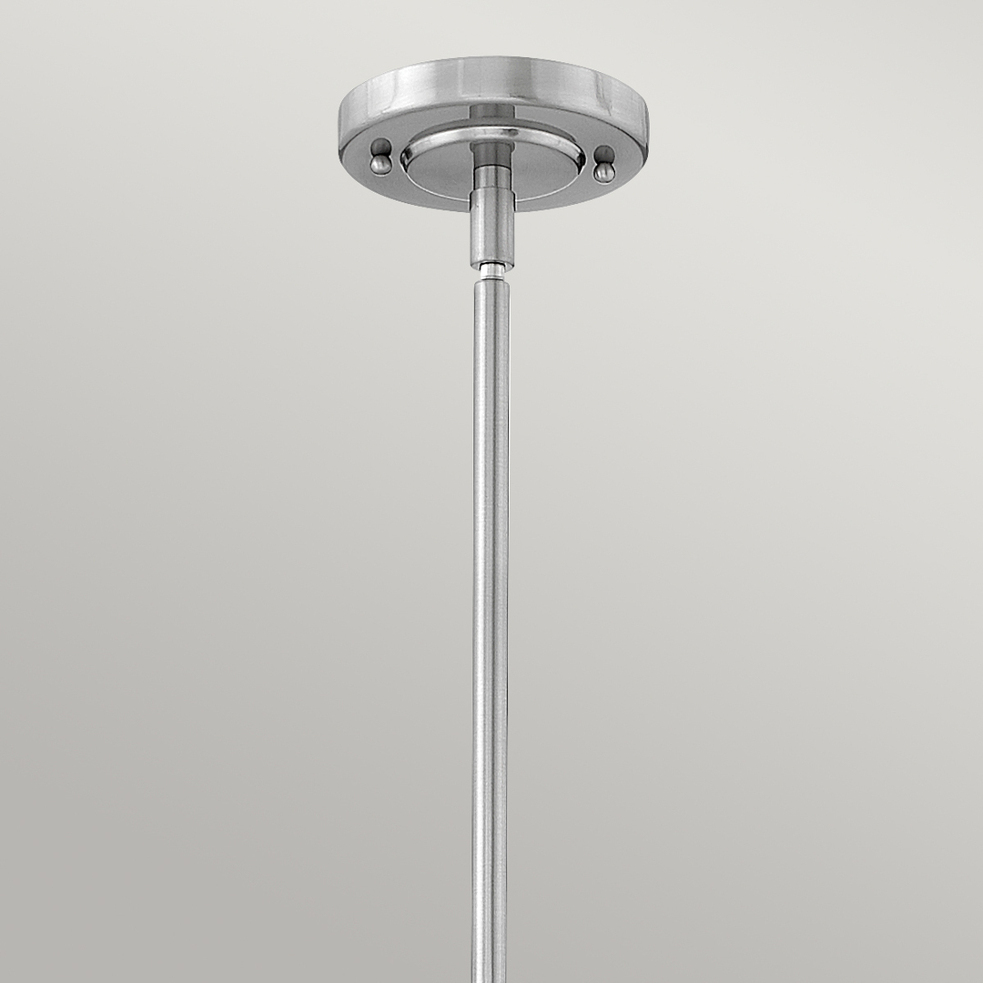 Utsikt Elroy taklampa - 1 ljuskälla - Borstad nickel Quintiesse Elroy taklampa - 1 ljuskälla - Borstad nickel Quintiesse