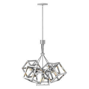 Ensemble taklampa - 5 ljuskällor - Polerad nickel Quintiesse small 0