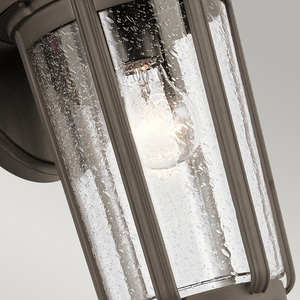 Stor Fairfield vägglampa - 1 ljuskälla - Gammal brons Quintiesse small 3