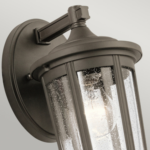 Utomhusvägglampa Quintiesse FAIRFIELD QN-FAIRFIELD-M-OZ gammal brons 1×E27 max. 60 W IP44 small 1