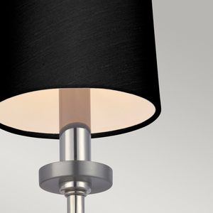 Felixstowe vägglampa - 1 ljuskälla - Svart lampskärm Quintiesse small 1