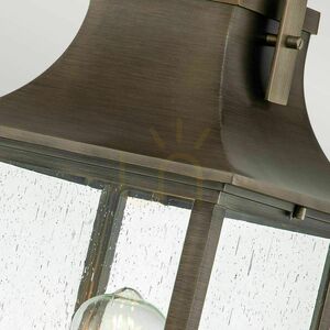 Quintiesse Grant utomhuslykta för sockel E27, brons, 64,8 cm small 5