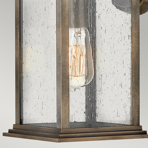Quintiesse Grant vägglykta för utomhusbruk, mellanstor, bronsfärgad, 1×E27 small 3