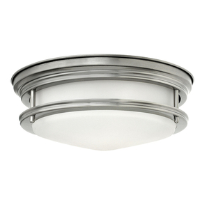 Hadrian plafond - 2 ljuskällor - opalglas - Antik nickel Quintiesse small 0