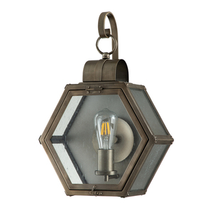 Heath medium vägglampa - 1 ljuskälla - Quintiesse oxiderad brons small 4