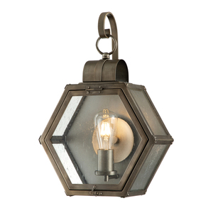 Heath medium vägglampa - 1 ljuskälla - Quintiesse oxiderad brons small 0