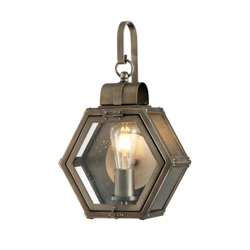 Kontrollera Heath liten vägglampa - 1 ljuskälla - Quintiesse oxiderad brons