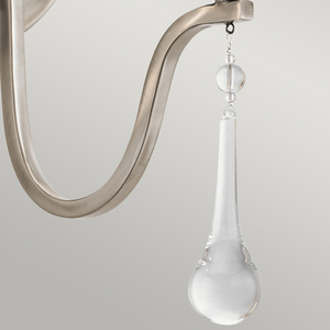 Quintiesse Karlee vägglampa Classic Pewter 2xE14 QN-KARLEE2 small 2