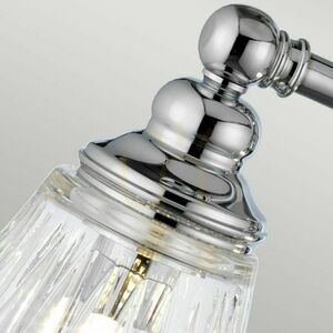 Quintiesse Keynes badrumsvägglampa, polerad krom, 4×G9 small 6