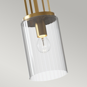 Kimrose taklampa - 1 ljuskälla - Borstad naturlig mässing Quintiesse small 1