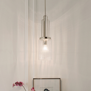 Quintiesse Kimrose mini-pendellampa 1×E27, polerad nickel, QN-KIMROSE-MP-PN small 3