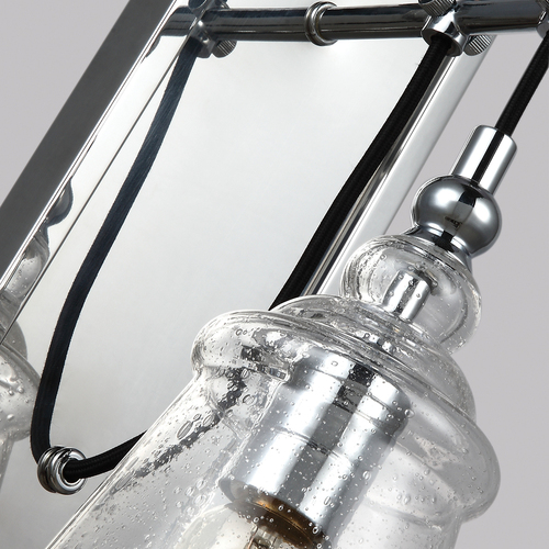 Kontrollera Quintiesse Loras QN-LORAS1 vägglampa, krom, 1×E27