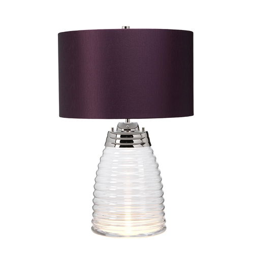 Kontrollera Milne bordslampa - 2 ljuskällor - Lila lampskärm Quintiesse