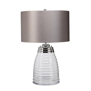 Milne bordslampa - 2 ljuskällor - Grå lampskärm Quintiesse small 1