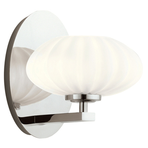 Pim vägglampa - 1 ljuskälla - Polerad krom Quintiesse small 0