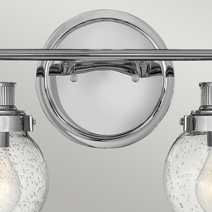 Poppy vägglampa - 2 ljuskällor - Polerad krom Quintiesse small 1