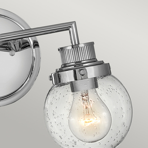 Poppy vägglampa - 2 ljuskällor - Polerad krom Quintiesse small 2