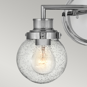 Poppy vägglampa - 2 ljuskällor - Polerad krom Quintiesse small 3