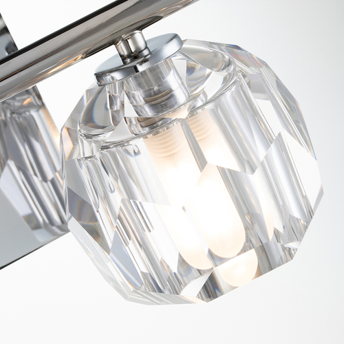 Kontrollera Quintiesse Regalia badrumsvägglampa QN-REGALIA2-PC-BATH, polerad krom, 2 × G9