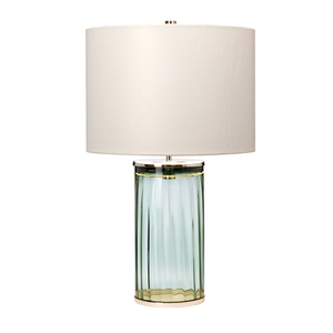 Reno bordslampa - 1 ljuskälla - Grön/Polerad Nickel Quintiesse small 1