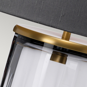 Reno bordslampa - 1 ljuskälla - Tonat glas/ Gammal mässing Quintiesse small 2
