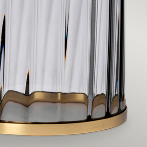 Reno bordslampa - 1 ljuskälla - Tonat glas/ Gammal mässing Quintiesse small 3
