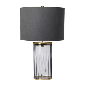 Reno bordslampa - 1 ljuskälla - Tonat glas/ Gammal mässing Quintiesse small 0