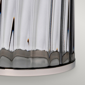 Reno bordslampa - 1 ljuskälla - Rökt glas/Polerad nickel Quintiesse small 3