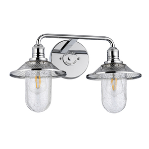 Rigby vägglampa - 2 ljuskällor - Polerad krom Quintiesse small 1