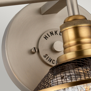 Rigby vägglampa - 3 ljuskällor - Antik nickel/ Gammal mässing Quintiesse small 1