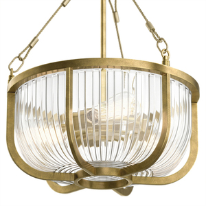 Roux taklampa/halvlampa - 3 ljuskällor - Naturell mässing Quintiesse small 1