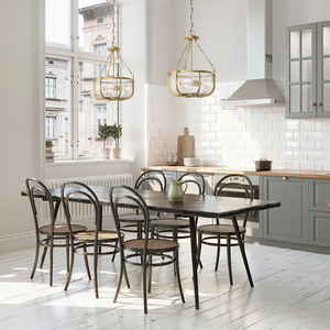 Roux taklampa/halvlampa - 3 ljuskällor - Naturell mässing Quintiesse small 5