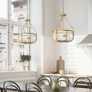 Roux taklampa/halvlampa - 3 ljuskällor - Naturell mässing Quintiesse small 6