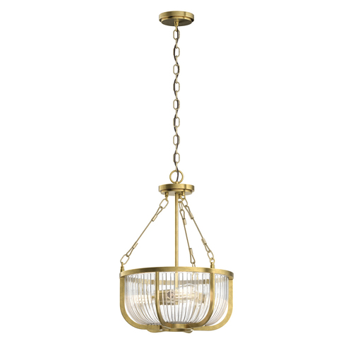 Kontrollera Roux taklampa/halvlampa - 3 ljuskällor - Naturell mässing Quintiesse