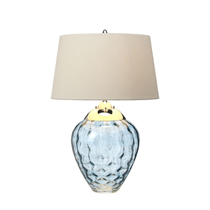 Samara bordslampa - 2 ljuskällor - Ljusblå Quintiesse small 3